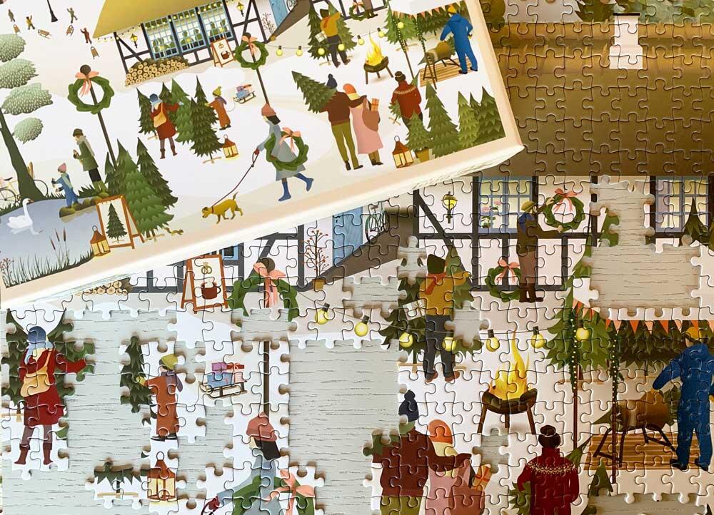 Christmas tree farm puslespil - 1000 brikker